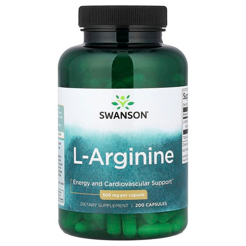 <img alt="Swanson Vitamins, L-Arginine, 500 mg, 200 Capsules" title="Swanson Vitamins, L-Arginine, 500 mg, 200 Capsules,087614019352"