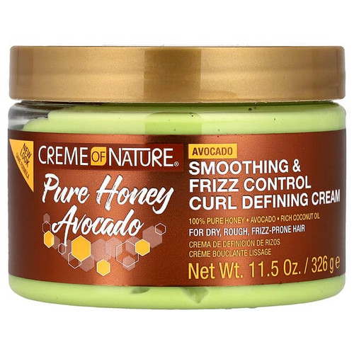 <img alt="Creme Of Nature, Pure Honey Avocado, Smoothing & Frizz Control Curl Defining Cream, For Dry, Rough, Frizz-Prone Hair, 11.5 oz (326 g)" title="Creme Of Nature, Pure Honey Avocado, Smoothing & Frizz Control Curl Defining Cream, For Dry, Rough, Frizz-Prone Hair, 11.5 oz (326 g),075724006362"