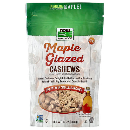 <img alt="Now Foods, Maple Glazed Cashews, 10 oz (284 g)" title="Now Foods, Maple Glazed Cashews, 10 oz (284 g),733739070470"
