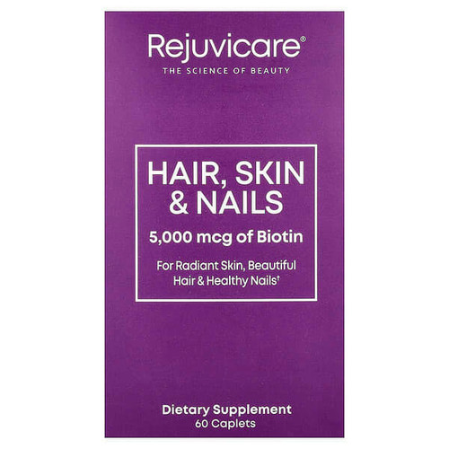 <img alt="Rejuvicare, Hair, Skin & Nails, 60 Caplets" title="Rejuvicare, Hair, Skin & Nails, 60 Caplets,035046143114"