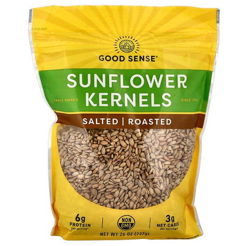<img alt="Good Sense, Sunflower Kernels, Salted, Roasted, 26 oz (737 g)" title="Good Sense, Sunflower Kernels, Salted, Roasted, 26 oz (737 g),030243861984"
