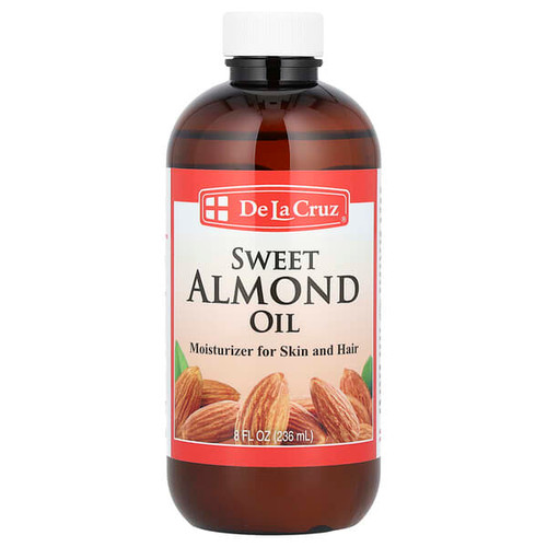 <img alt="De La Cruz, Sweet Almond Oil, 8 fl oz (236 ml)" title="De La Cruz, Sweet Almond Oil, 8 fl oz (236 ml),024286154585"