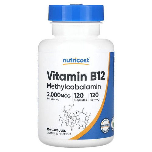 <img alt="Nutricost, Vitamin B12, 2,000 mcg, 120 Capsules" title="Nutricost, Vitamin B12, 2,000 mcg, 120 Capsules,810014678498"