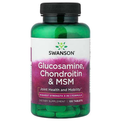 <img alt="Swanson Vitamins, Glucosamine, Chondroitin & MSM, 120 Tablets" title="Swanson Vitamins, Glucosamine, Chondroitin & MSM, 120 Tablets,087614110097"