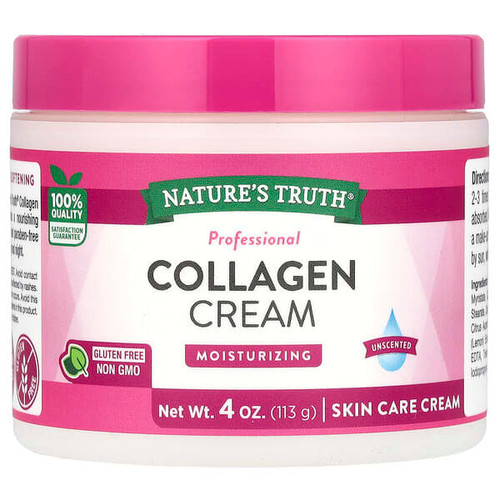 <img alt="Natures Truth, Professional  Collagen Cream, Unscented, 4 oz (113 g)" title="Natures Truth, Professional  Collagen Cream, Unscented, 4 oz (113 g),840093109590"
