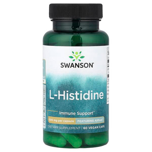 <img alt="Swanson Vitamins, L-Histidine, 500 mg, 60 Vegan Caps" title="Swanson Vitamins, L-Histidine, 500 mg, 60 Vegan Caps,087614024790"