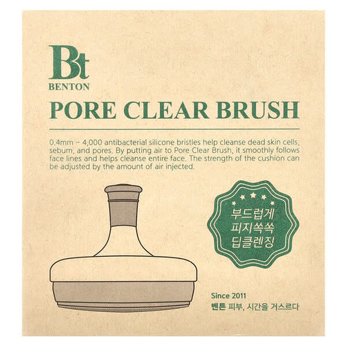 <img alt="Benton, Pore Clear Brush, 1 Count" title="Benton, Pore Clear Brush, 1 Count,8809566990761"
