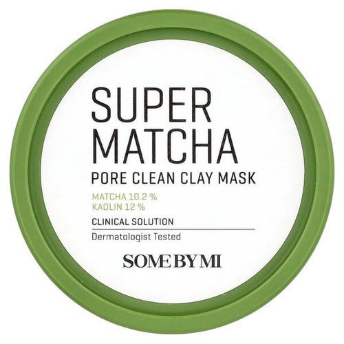 <img alt="SOME BY MI, Super Matcha Pore Clean Clay Beauty Mask, 3.52 oz (100 g)" title="SOME BY MI, Super Matcha Pore Clean Clay Beauty Mask, 3.52 oz (100 g),8809647391074"