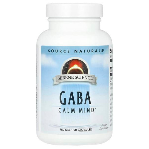<img alt="Source Naturals, Serene Science, GABA, 750 mg, 90 Capsules" title="Source Naturals, Serene Science, GABA, 750 mg, 90 Capsules,021078017073"