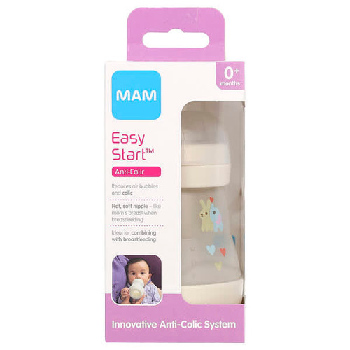 <img alt="MAM, Easy Start, Anti Colic Bottle, 0+ Months, 1 Count" title="MAM, Easy Start, Anti Colic Bottle, 0+ Months, 1 Count,845296046604"
