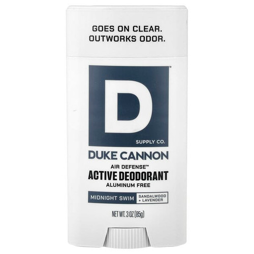 <img alt="Duke Cannon Supply Co., Air Defense Active Deodorant, Aluminum Free, Midnight Swim, 3 oz (85 g)" title="Duke Cannon Supply Co., Air Defense Active Deodorant, Aluminum Free, Midnight Swim, 3 oz (85 g),371782003481"