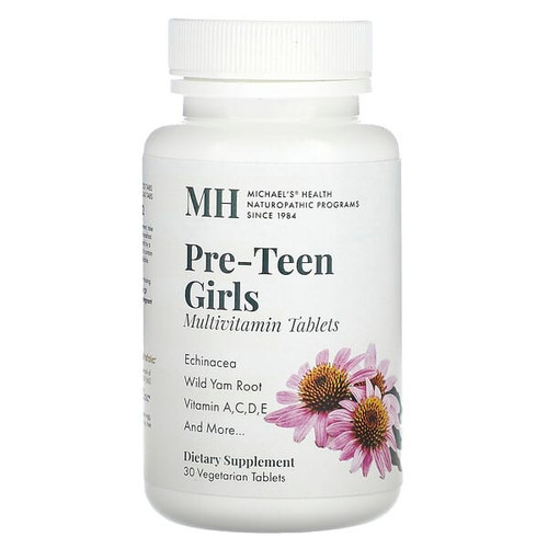 <img alt="Michaels Health, Pre-Teen Girls Multivitamin, 30 Vegetarian Tablets" title="Michaels Health, Pre-Teen Girls Multivitamin, 30 Vegetarian Tablets,755929045020"