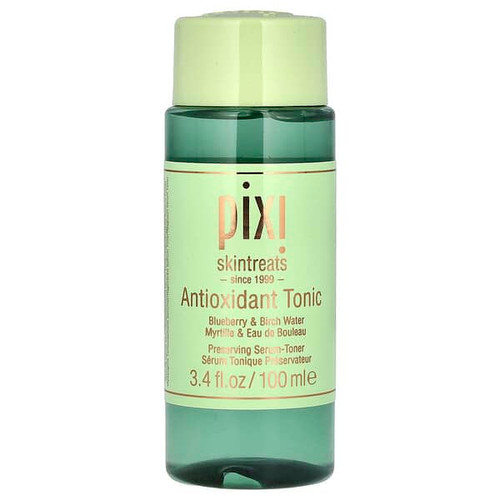 Pixi Beauty, Skintreats, Antioxidant Tonic, Preserving Serum-Toner, Blueberry & Birch Water, 3.4 fl oz (100 ml)