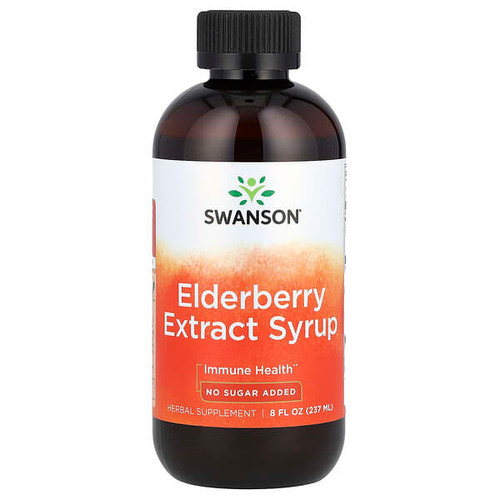 Swanson Vitamins, Elderberry Extract Syrup, 8 fl oz (237 ml)
