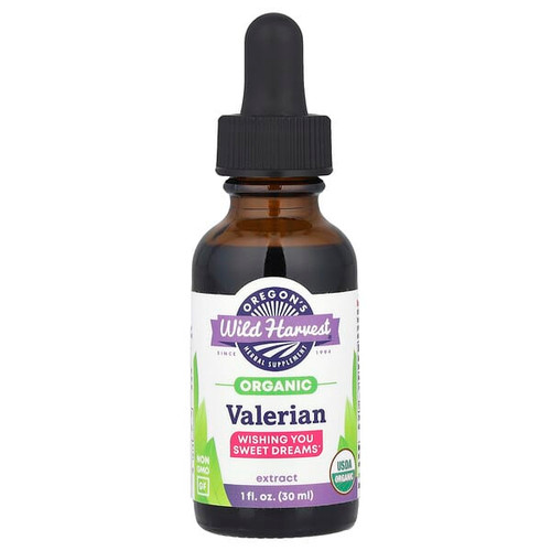 Oregons Wild Harvest, Organic Valerian Extract, 1 fl oz (30 ml)