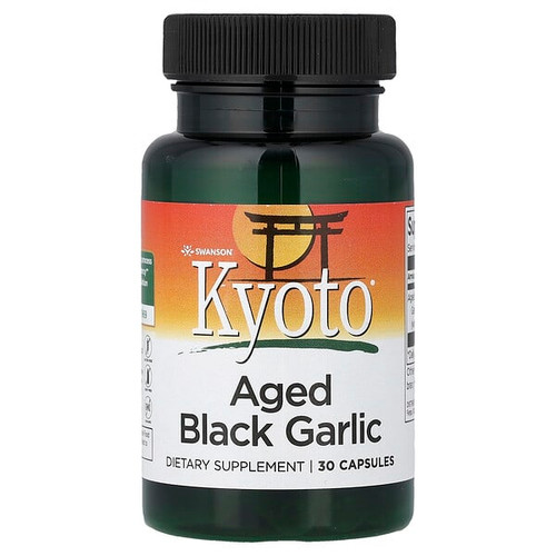 <img alt="Swanson Vitamins, Kyoto, Aged Black Garlic, 30 Capsules (650 mg per Capsule)" title="Swanson Vitamins, Kyoto, Aged Black Garlic, 30 Capsules (650 mg per Capsule),087614180144"