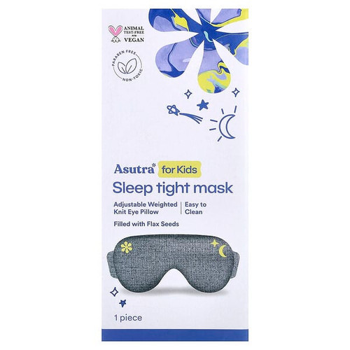 <img alt="Asutra, Kids, Sleep Tight Mask, 1 Mask" title="Asutra, Kids, Sleep Tight Mask, 1 Mask,850016538895"