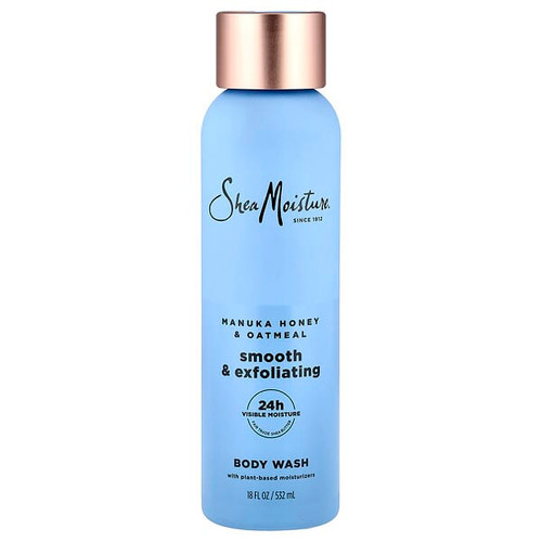<img alt="SheaMoisture, Smooth & Exfoliating Body Wash, Manuka Honey & Oatmeal, 18 fl oz (532 ml)" title="SheaMoisture, Smooth & Exfoliating Body Wash, Manuka Honey & Oatmeal, 18 fl oz (532 ml),764302026020"