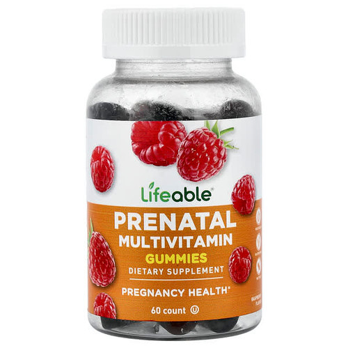 <img alt="Lifeable, Prenatal Multivitamin Gummies, Raspberry, 60  Gummies" title="Lifeable, Prenatal Multivitamin Gummies, Raspberry, 60  Gummies,810102730749"