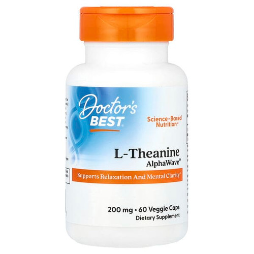 <img alt="Doctors Best, L-Theanine, AlphaWave, 200 mg, 60 Veggie Caps" title="Doctors Best, L-Theanine, AlphaWave, 200 mg, 60 Veggie Caps,753950006201"