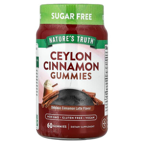 <img alt="Natures Truth, Ceylon Cinnamon Gummies, Delicious Cinnamon Latte, 60 Gummies" title="Natures Truth, Ceylon Cinnamon Gummies, Delicious Cinnamon Latte, 60 Gummies,840093116635"
