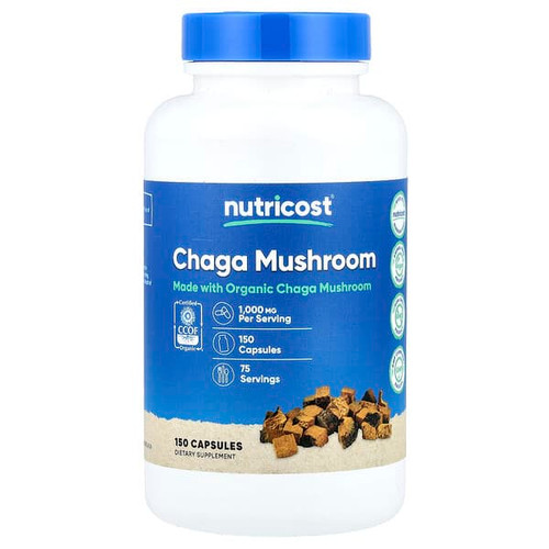 <img alt="Nutricost, Chaga Mushroom, 150 Capsules (500 mg per Capsule)" title="Nutricost, Chaga Mushroom, 150 Capsules (500 mg per Capsule),810014670447"