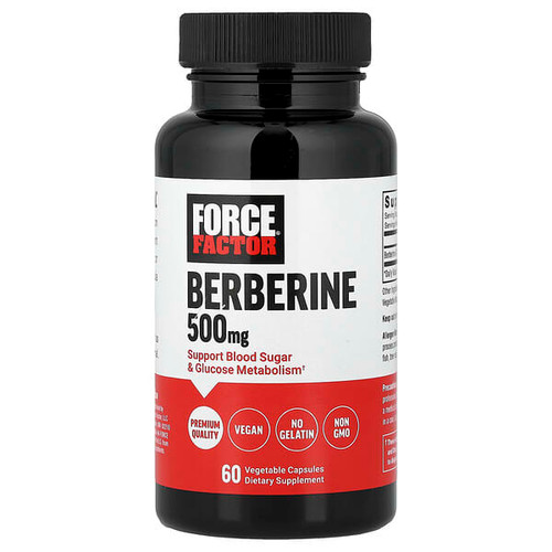 <img alt="Force Factor, Berberine , 500 mg , 60 Vegetable Capsules" title="Force Factor, Berberine , 500 mg , 60 Vegetable Capsules,810126660633"