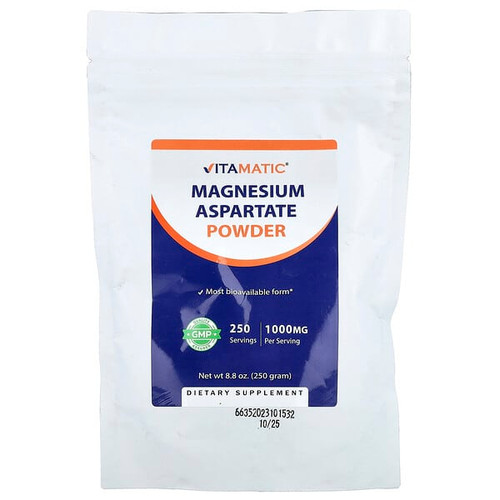 <img alt="Vitamatic, Magnesium Aspartate Powder, 8.8 oz (250 g)" title="Vitamatic, Magnesium Aspartate Powder, 8.8 oz (250 g),810078474999"