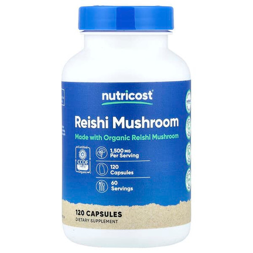 <img alt="Nutricost, Reishi Mushroom, 120 Capsules (750 mg per Capsule)" title="Nutricost, Reishi Mushroom, 120 Capsules (750 mg per Capsule),810014670294"
