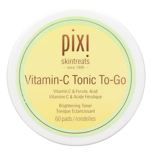 <img alt="Pixi Beauty, Skintreats, Vitamin-C Tonic To-Go, 60 Pads" title="Pixi Beauty, Skintreats, Vitamin-C Tonic To-Go, 60 Pads,885190823574"