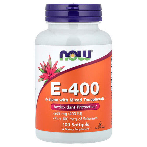 <img alt="Now Foods, E-400 D-Alpha with Mixed Tocopherols, 100 Softgels" title="Now Foods, E-400 D-Alpha with Mixed Tocopherols, 100 Softgels,733739009067"