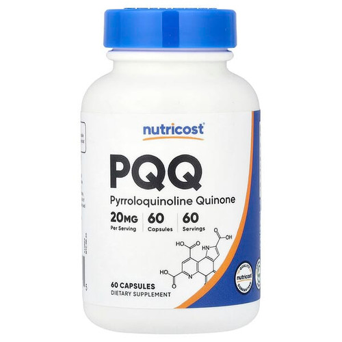 <img alt="Nutricost, PQQ, 20 mg, 60 Capsules" title="Nutricost, PQQ, 20 mg, 60 Capsules,810139572275"