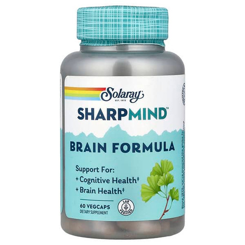 <img alt="Solaray, SharpMind, Brain Formula, 60 VegCaps" title="Solaray, SharpMind, Brain Formula, 60 VegCaps,076280059038"
