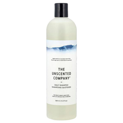 <img alt="The Unscented Company, Daily Shampoo, For Fine to Wavy Hair Types, Fragrance Free, 16.9 fl oz (500 ml)" title="The Unscented Company, Daily Shampoo, For Fine to Wavy Hair Types, Fragrance Free, 16.9 fl oz (500 ml),628451857730"