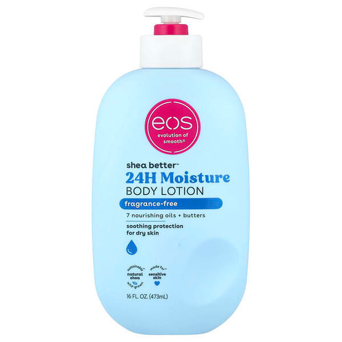 <img alt="EOS, Shea Better, 24H Moisture Body Lotion, Fragrance-Free, 16 fl oz (473 ml)" title="EOS, Shea Better, 24H Moisture Body Lotion, Fragrance-Free, 16 fl oz (473 ml),840044712404"