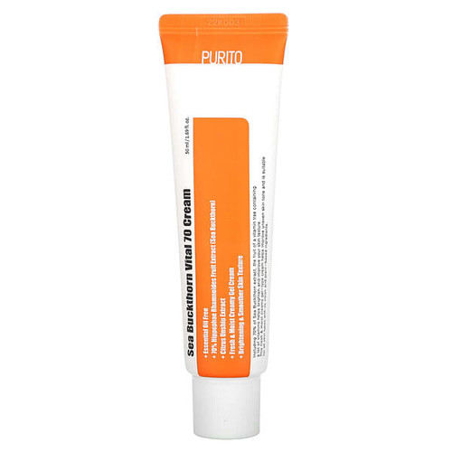 <img alt="Purito, Sea Buckthorn Vital 70 Cream, 1.69 fl oz (50 ml)" title="Purito, Sea Buckthorn Vital 70 Cream, 1.69 fl oz (50 ml),8809563100392"