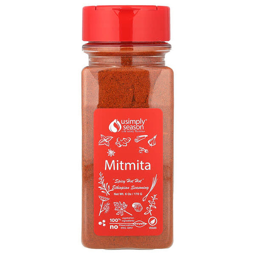 <img alt="USimplySeason, Ethiopian Seasoning, Mitmita, 6 oz (170 g)" title="USimplySeason, Ethiopian Seasoning, Mitmita, 6 oz (170 g),850043044024"