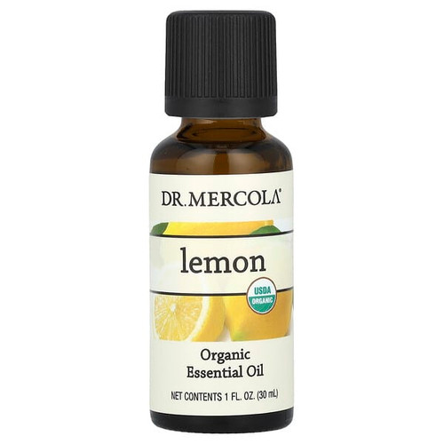 <img alt="Dr. Mercola, Organic Essential Oil, Lemon, 1 fl oz (30 ml)" title="Dr. Mercola, Organic Essential Oil, Lemon, 1 fl oz (30 ml),810487033473"