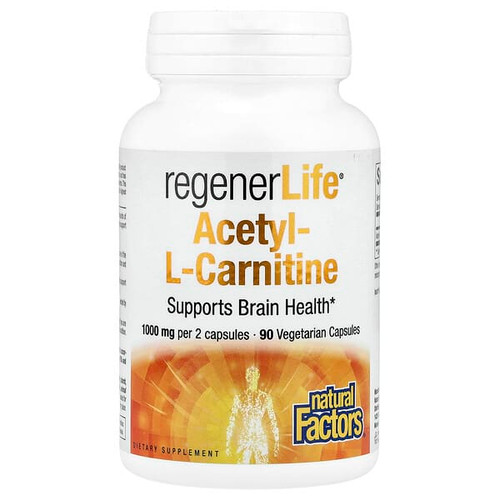 <img alt="Natural Factors, RegenerLife, Acetyl-LCarnitine, 90 Vegetarian Capsules (500 mg per Capsule)" title="Natural Factors, RegenerLife, Acetyl-LCarnitine, 90 Vegetarian Capsules (500 mg per Capsule),068958019154"