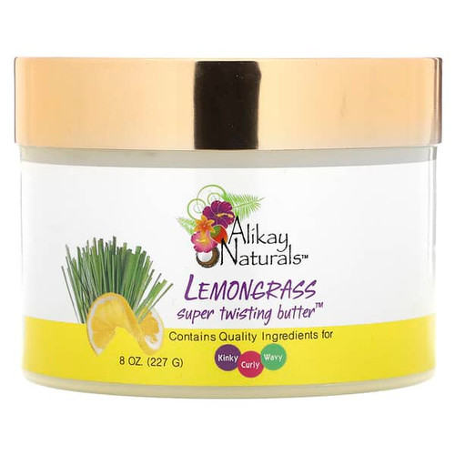 <img alt="Alikay Naturals, Lemongrass Super Twisting Butter , 8 oz (227 g)" title="Alikay Naturals, Lemongrass Super Twisting Butter , 8 oz (227 g),856095006584"