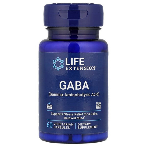 <img alt="Life Extension, GABA, 60 Vegetarian Capsules" title="Life Extension, GABA, 60 Vegetarian Capsules,737870254263"