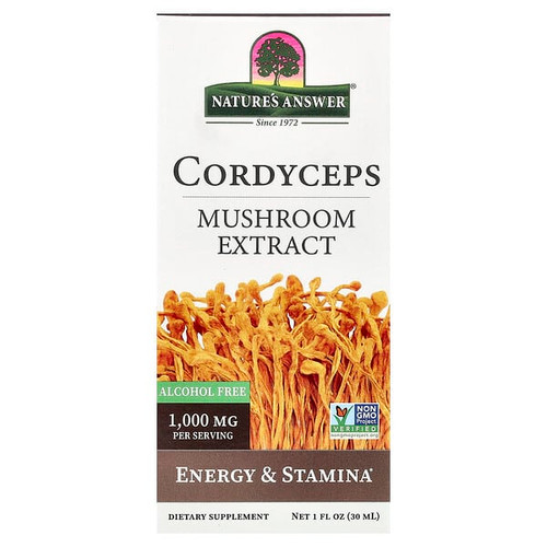 <img alt="Natures Answer, Cordyceps, Mushroom Extract, Alcohol Free, 1 fl oz (30 ml)" title="Natures Answer, Cordyceps, Mushroom Extract, Alcohol Free, 1 fl oz (30 ml),083000011726"