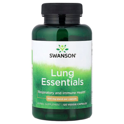 <img alt="Swanson Vitamins, Lung Essentials, 500 mg, 120 Veggie Capsules" title="Swanson Vitamins, Lung Essentials, 500 mg, 120 Veggie Capsules,087614070872"