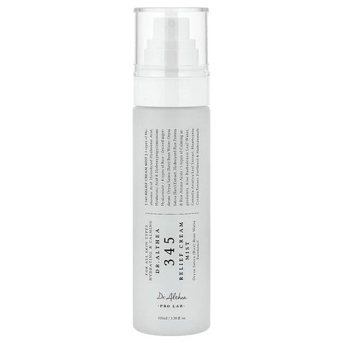<img alt="Dr. Althea, 345 Relief Cream Mist, For All Skin Types, 3.38 fl oz (100 ml)" title="Dr. Althea, 345 Relief Cream Mist, For All Skin Types, 3.38 fl oz (100 ml),8809447256115"
