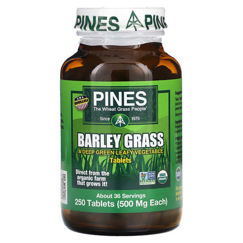 <img alt="Pines International, Barley Grass, 250 Tablets" title="Pines International, Barley Grass, 250 Tablets,043952000377"