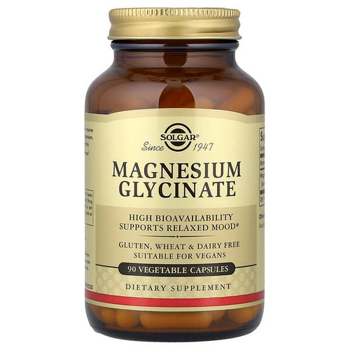 <img alt="Solgar, Magnesium Glycinate, 90 Vegetable Capsules (120 mg per Capsule)" title="Solgar, Magnesium Glycinate, 90 Vegetable Capsules (120 mg per Capsule),033984015562"