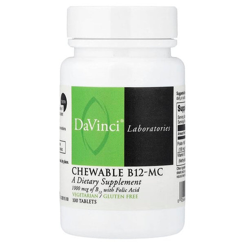 <img alt="DaVinci Laboratories, Chewable B12-MC, 100 Tablets" title="DaVinci Laboratories, Chewable B12-MC, 100 Tablets,026664211514"