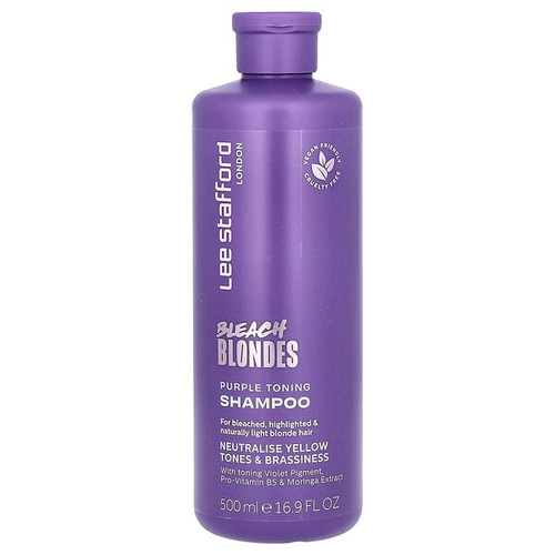 <img alt="Lee Stafford, Bleach Blondes, Purple Toning Shampoo, For Bleached, Highlighted & Naturally Light Blonde Hair, 16.9 fl oz (500 ml)" title="Lee Stafford, Bleach Blondes, Purple Toning Shampoo, For Bleached, Highlighted & Naturally Light Blonde Hair, 16.9 fl oz (500 ml),5060282708389"