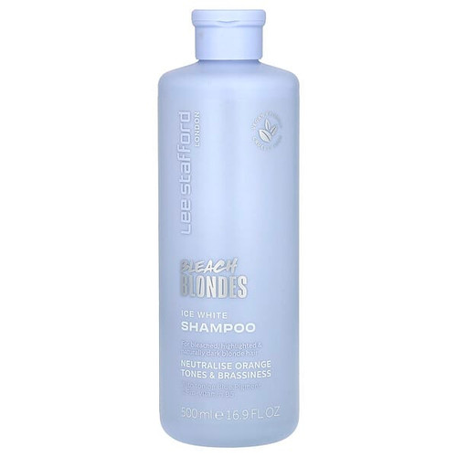 <img alt="Lee Stafford, Bleach Blondes, Ice White Shampoo, For Bleached, Highlighted & Naturally Dark Blonde Hair, 16.9 fl oz (500 ml)" title="Lee Stafford, Bleach Blondes, Ice White Shampoo, For Bleached, Highlighted & Naturally Dark Blonde Hair, 16.9 fl oz (500 ml),5060282708426"