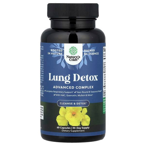 <img alt="Natures Craft, Lung Detox, 60 Capsules" title="Natures Craft, Lung Detox, 60 Capsules,850054294197"